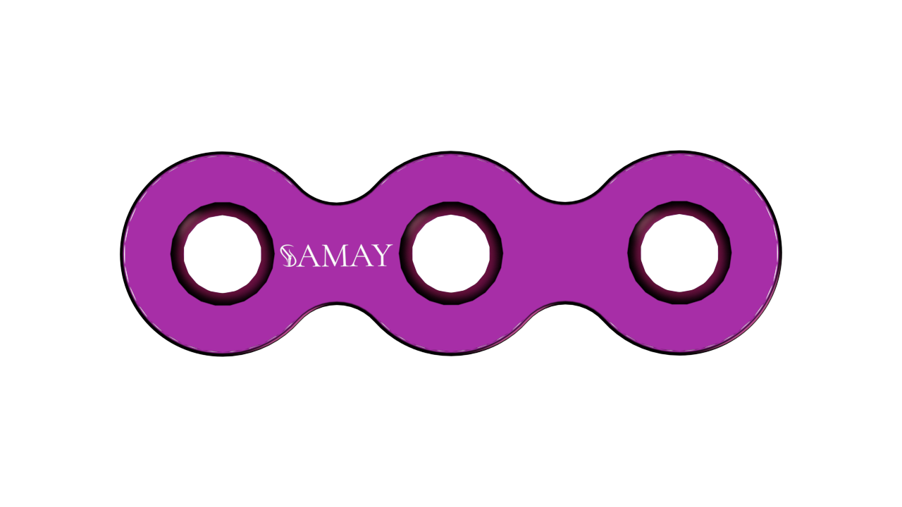 Mini Plate Straight 1.5mm (Without Gap) Mini Plate