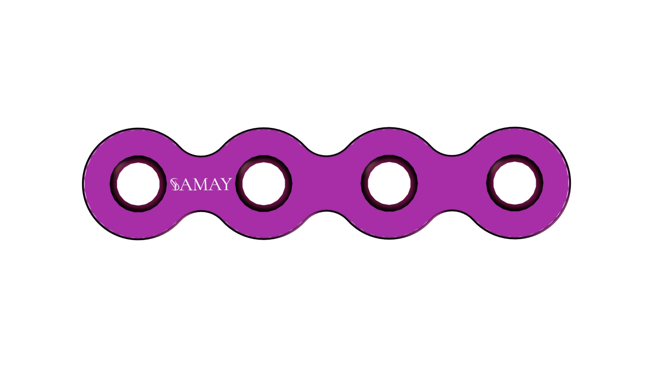 Mini Plate Straight 1.5mm (Without Gap) Mini Plate