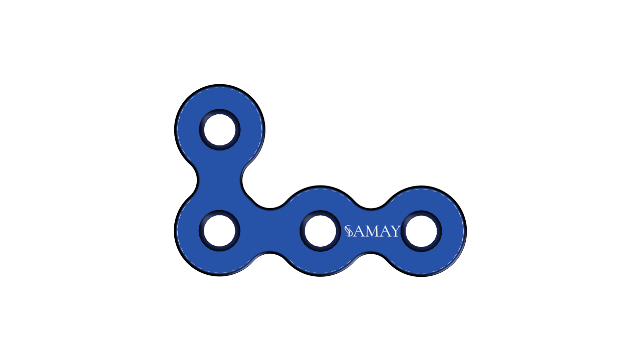 Mini ?L? Shape 90? Plate 2.0mm(Without Gap) Mini Plate