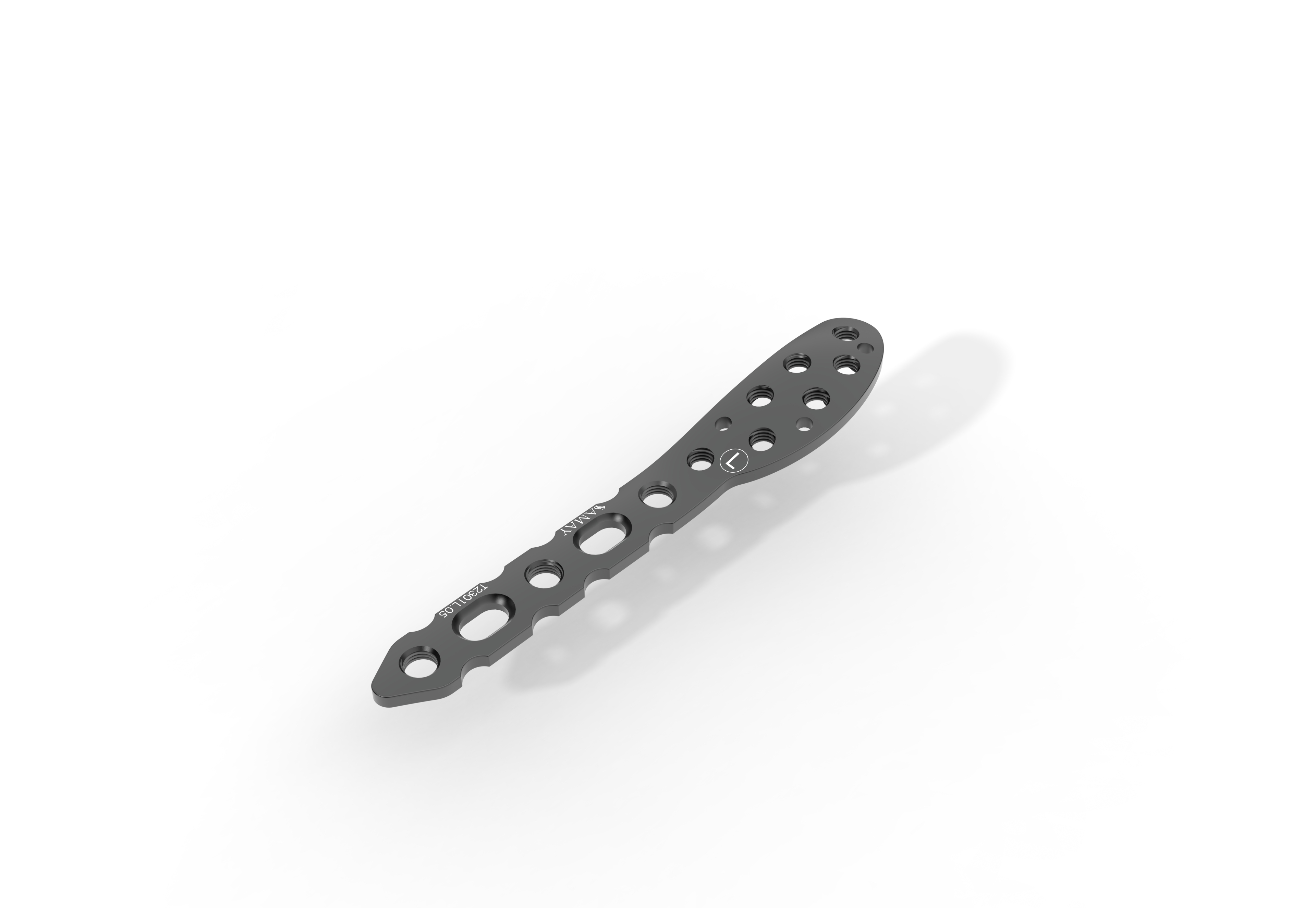Lateral Distal Fibula Locking Plate Right 2.7-3.5mm Type-II Orthopedic Plate