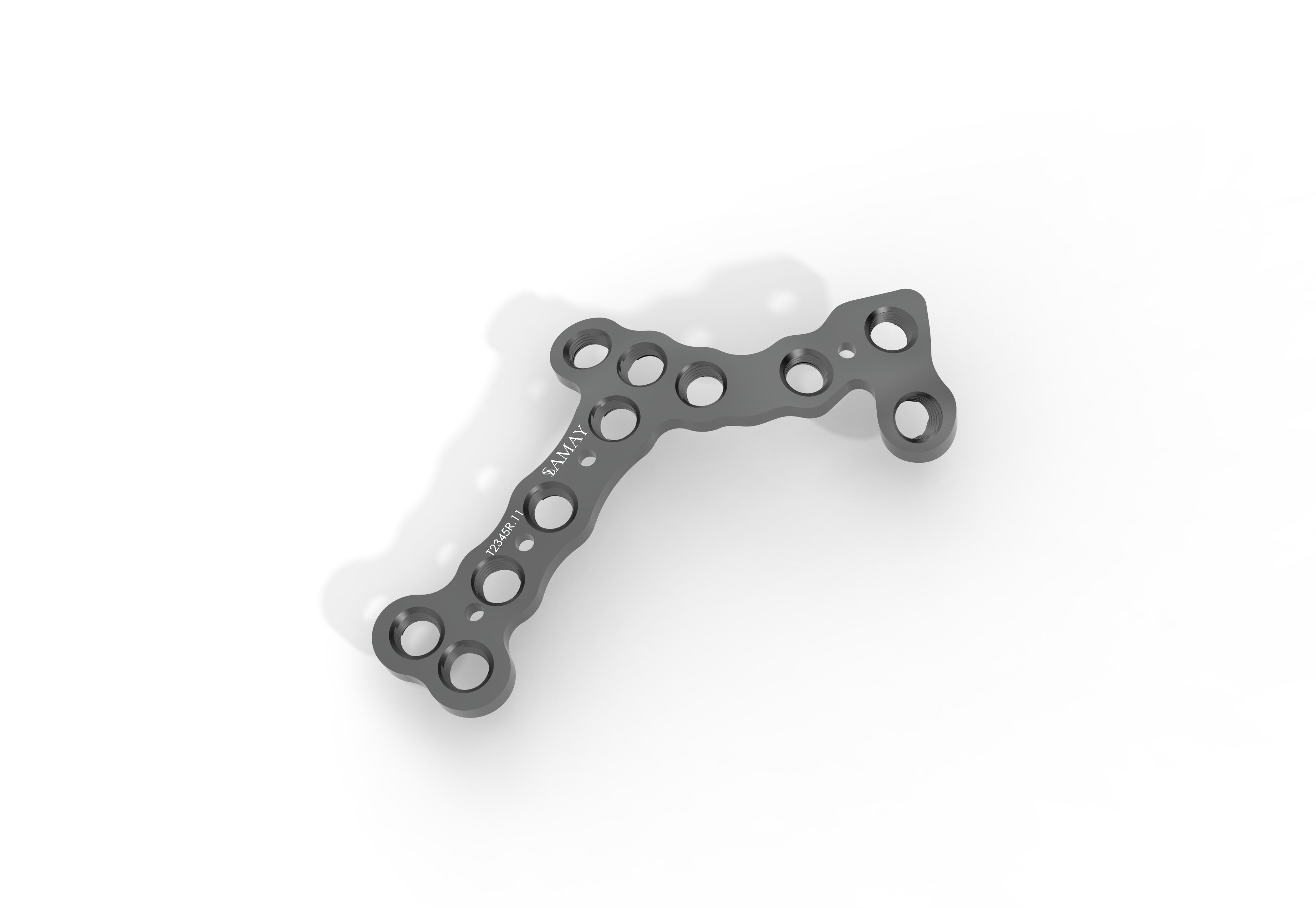 Calcaneal Combined Locking Plate Without Gap 3.5mm (Leg 2 Hole) Orthopedic Plate